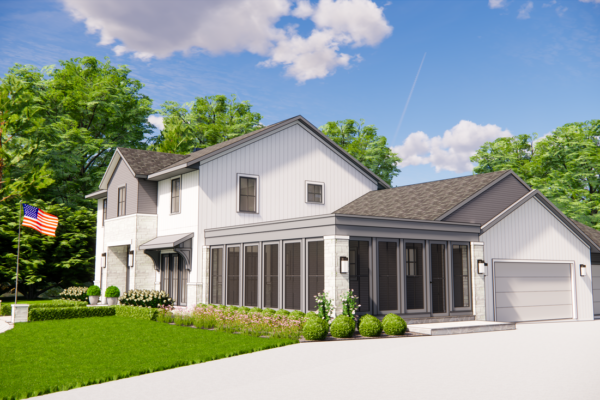 Front view of a home