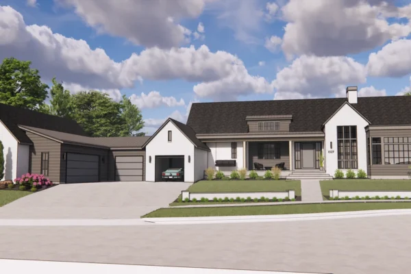 Beautiful rendering of a home